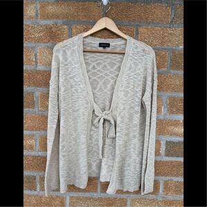 Majorelle cardigan metallic shimmer sweater small